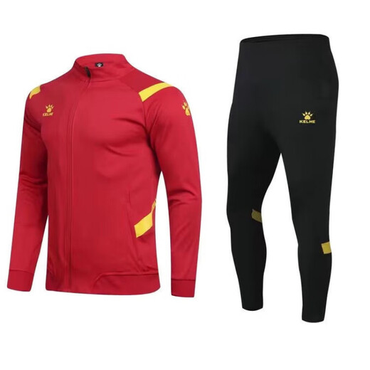 KELME KELME new coat autumn and winter sports training running cardigan knitted jacket football long-sleeved suit sportswear navy suit L (175-180cm) (70-80kg)