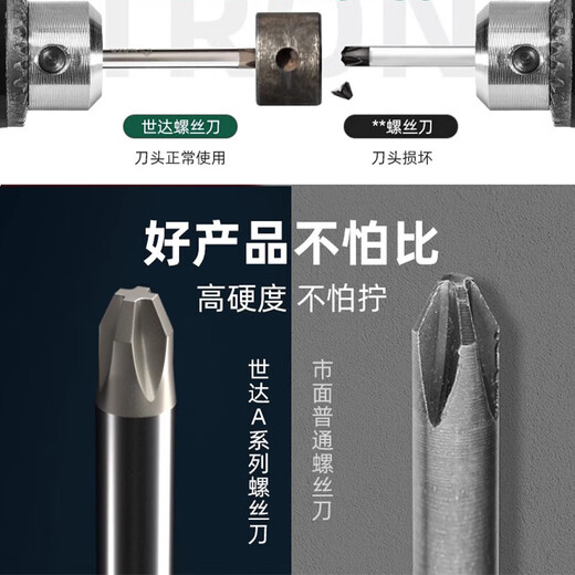 SATA A series cross-shaped screwdriver #0x75MM 62302