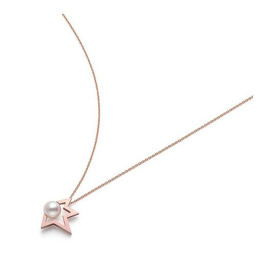 
Taski TASAKI Women's Necklace SAKURA Series Akoya Pearl Pendant Elegant and versatile light luxury jewelry P-17084-18KSG/7.5mm Pearl