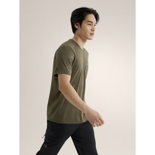 始祖鸟（ARC'TERYX）CORMAC Arc'Bird透气排汗男子速干短袖T恤9721 【加现】复古绿 X0-9721 S