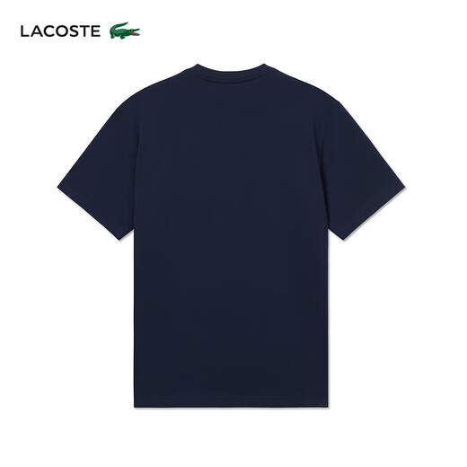 LACOSTE法国鳄鱼男装25春夏新款时尚简约亨利领短袖T恤|TH7022 166/藏青色 L 5