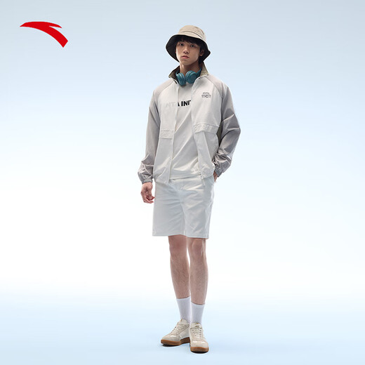 安踏王一博同款丨美式立领运动外套男防泼水薄风衣防晒上衣152528607