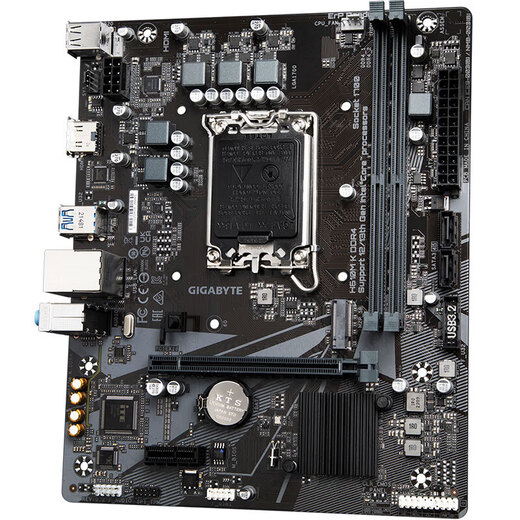 技嘉H610M/B760M主板支持CPU12、13代酷睿12400F(Intel H610/LGA 1700 H610M K DDR4+12100F（盒装）