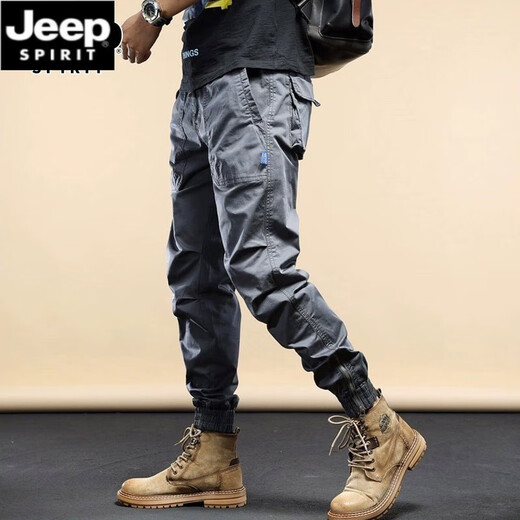 Jeep Spirit American четыре сезона повседневных брюк функциональные рабочие брюки мужчины свободные брюки мужчины универсальные эластичные длинные брюки JP-679 Хаки [Весна и осенний стиль] L Рекомендуется 110-125 Джин [Джин равен 0,5 кг]
