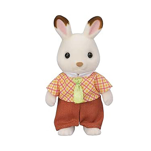 Familias Sylvanian Versión japonesa de Chocolate Rabbit Daddy Play House Girl Toy Doll Juego de cumpleaños Regalo de cumpleaños para niños