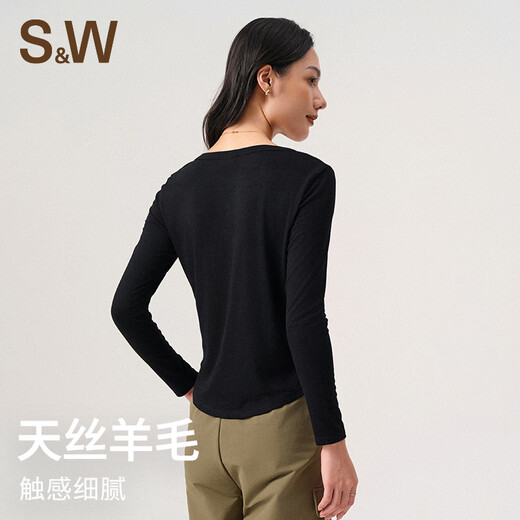S&W Sports Long Sleeve Slim Running Top Yoga Pilates Fitness Clothing Bottoming Breathable Elastic Training Clothes Women's Floral Gray XL