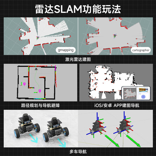 亚博智能（YahBoom）MicroROS机器人两轮自平衡ROS2小车AI视觉识别SLAM建图导航ESP32 AI视觉进阶版