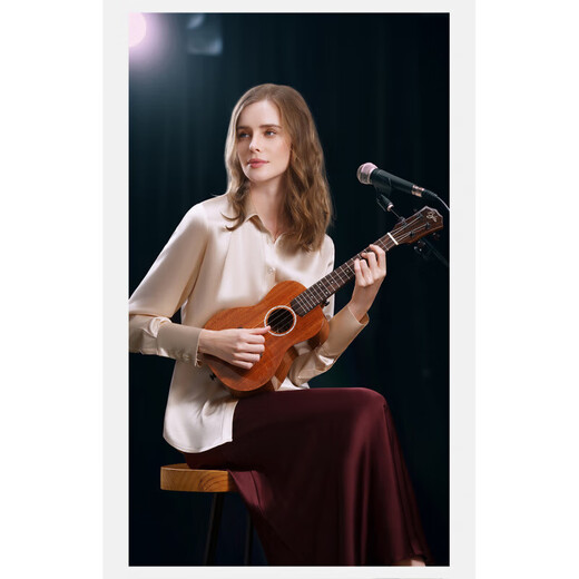 Bali Ukulele Beginner 23-дюймовый начальный уровень уклили детская гитара 23-дюймовая-цвет бревна-8-точечный яркий + утолщен