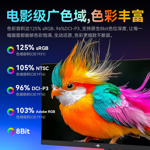 Titan Legion 24.5-inch 2K240HZ e-sports monitor FastIPS fast LCD game screen 1msGTG HDR400 hardware low blue light computer lifting and rotating LCD screen new 2K native 240Hz lifting and rotating P2512S