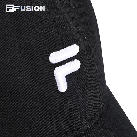 FILA FUSION Official fashion brand sports baseball cap for men and women, trendy casual hat, white white hat