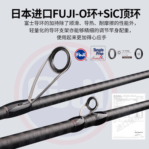 钓迷（fishingfans）澜溪MAX泛用路亚竿杆远投鲈鳜鱼直柄枪柄钓鱼竿sic导环全 682m C2.04-枪柄(虫竿)【新手/