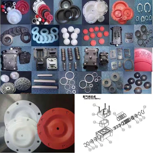 ZONYE pneumatic diaphragm pump accessories valve assembly repair kit