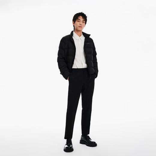 Jack Jones (Jack/Jones) Vielseitige trendige Anti-Falten-Kennzeichen leicht zu machende I-Buckle Taille Solid Color Gerade geschäftsgeschäftsgeschäftsclasse Hosen Herren 225114054