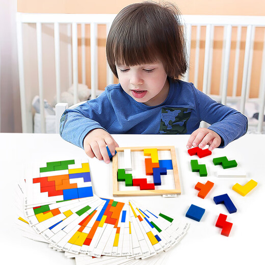 Xiaomuyi Tetris Building Block Puzzle Kinder 2-6 Jahre alte Puzzle-Entwicklung Jungen und Mädchen Spielzeug Home Dekoration
