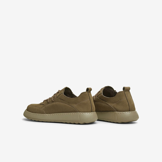 Zapatos de cuero de cuero marrón de cuero de hesche (tata)
