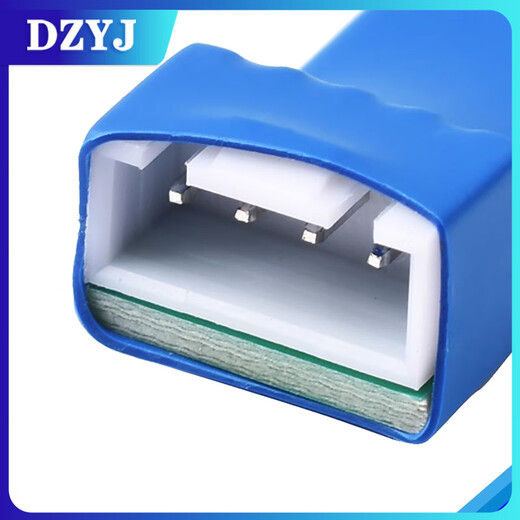 DZYJ 2.54mm 2.0mm program burning test pin spring pin probe STC STM32 ARM microcontroller programming 2.54 pitch 6p diamond head probe with DuPont terminal line