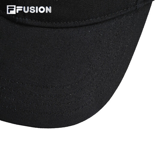FILA FUSION Official fashion brand sports baseball cap for men and women, trendy casual hat, white white hat