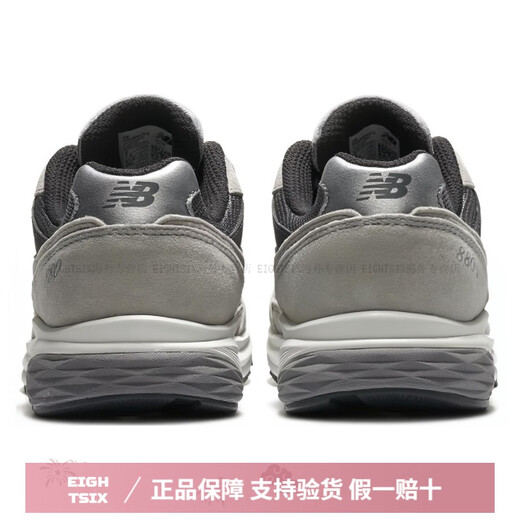 NEW BALANCE880 series 'Gun Meta' Simple and retro fabric artificial leather pigskin low top running shoes men's 2E wide 40