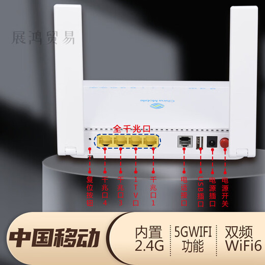 联通千兆万兆智慧沃家光猫TEWA800 中兴677中兴6600U 宽带光纤猫 联通全新光猫4口千兆5G双频多省通用