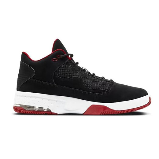 
Nike (NIKE) men's shoes 2025 summer new JORDAN MAX AURA 2 men's basketball cushioning sports casual shoes CK6636-016 black and red 42