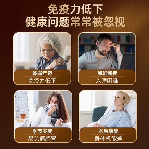 同仁堂破壁灵芝孢子粉增强免疫力 中老年术后送礼滋补保健品 北京同仁堂 【高端商务】爱马仕橙6盒组合装 赠配套礼袋