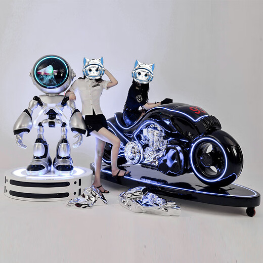 Ji Litian Cyberpunk Space Roboter Innen- und Außentechnologie -Atmosphäre Skulptur Ornamente Modell 2