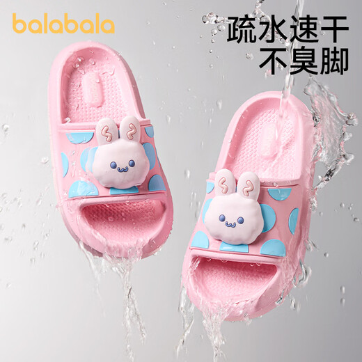 Balabala Kinderschuhen Jungen Mädchen Cartoon Eltern-Kind-Jungen Innen Badezimmer Baden Nicht-Schlupfsandalen Sommerbaby im Freien