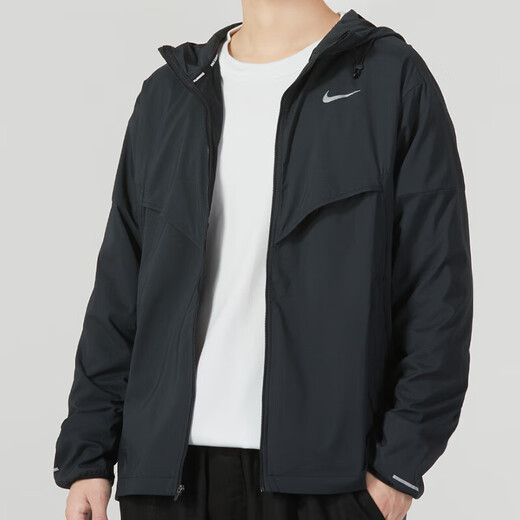 Nike (Nike) Suit para hombres 2025 Summer Sportswear Fashion Fashion Chaqueta tejida tejida tejida informal de pantalones largos FB7541-010+DM6627-010 S