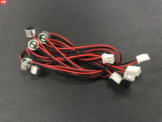9767驻极体话筒带254MM2P端子头全指向咪头10*7麦克风MIC传声器 9767带线20端子2P100mm(一个