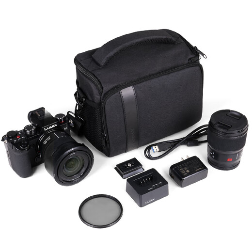 Jichuan Camera Bag Shoulder Crossbody Photography Bag SLR Mirrorless Digital Camera Liner Bag Storage Bag Portable Handheld Waterproof Suitable for Canon Sony MR70 Black Small