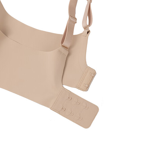 Amor de la primavera y la ropa interior de verano para mujeres, jianyun, sin anillo de acero, agujeros ocultos medios y gruesos, senos pequeños, sujetador reunido, AM17A701, color de piel desnuda, CM0 75B