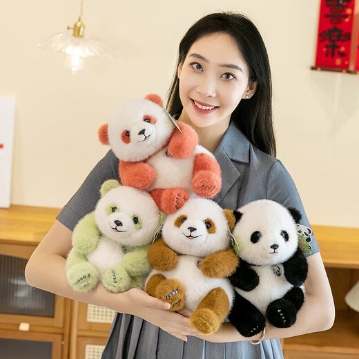 Excellent children's toys girl birthday gifts Qizi Hanhan Panda dolls give girlfriend dolls plush toy dolls
