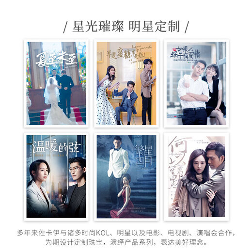 Zokai yellow 18K gold earrings rose flower earrings romantic and versatile birthday gift E03403