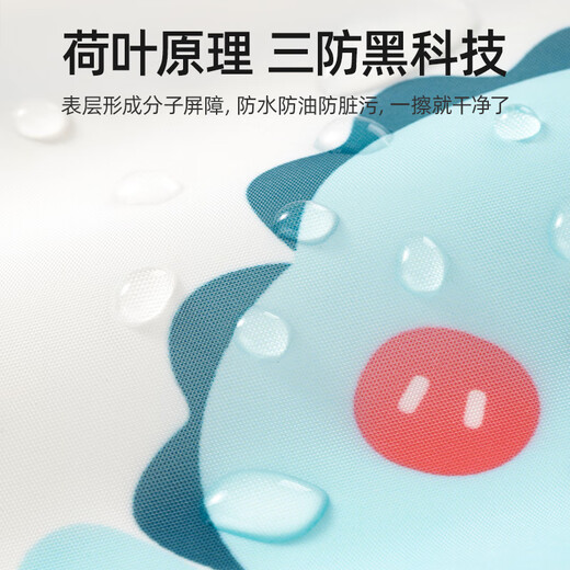 Betis children's smock baby eating bib anti-stain long-sleeved anti-fouling reversible apron Manla Fei Elephant M size