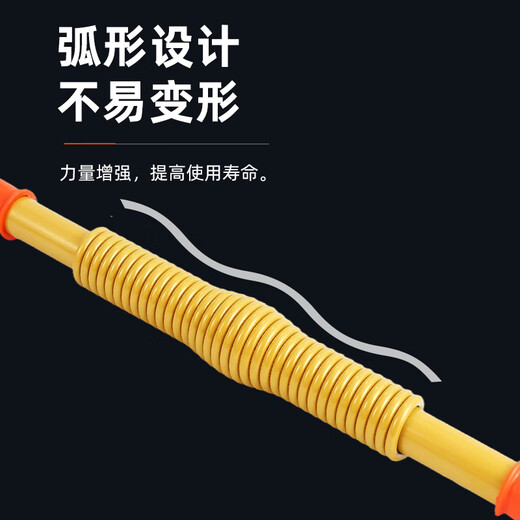铭汇通新款金色加粗臂力器健身家用臂力棒10公斤20公斤30公斤40公斤5060 金色2025新款 60公金/重约1429g【猛男】