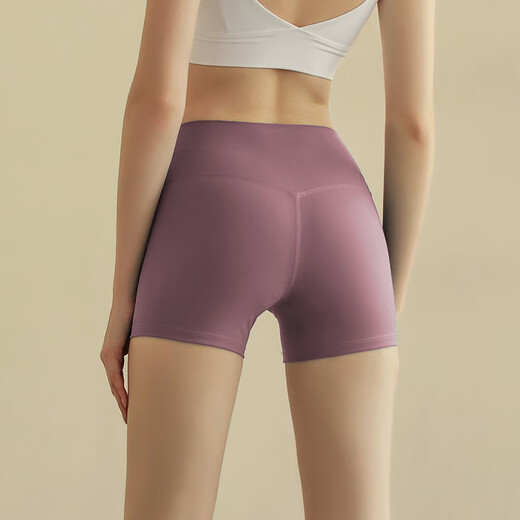RAFT CORE NEUE YOGA-MIT SHORTS-SHOPS-SCHNISSE AUF Damen Hüfthebee hohe Taille enge Fitness-Radspannungshose Zwei- und Drei-Punkte-Sport-Shorts Schwarz One Size XL XL
