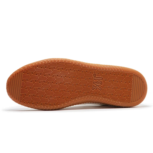 361 Grad Frauenschuhe, Sportschuhe, komfortable und vielseitige leichte Laufsport und Freizeitschuhe atmungsaktiv, federweiß/apricot braun [6626] 36