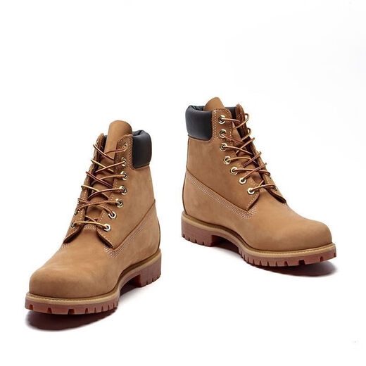 Timberland Men's Shoes Martin Boots Men's Classic Unbreakable Rhubarb Boots Cowhide Water-Repellent Wear-Resistant Hiking Shoes Outdoor Sports Boots Classic 42 Men's Code (265)