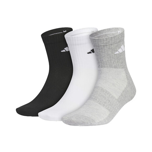 Chaussettes adidas adidas chaussettes masculines chaussettes de femmes trois paires de quatre saisons régulières de chaussettes courtes peu profondes chaussettes de sport à talons bas moyennes / jc9272 / trois paires l (tailles suggérées 42-46)