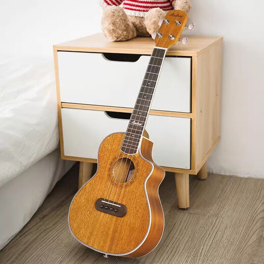 Andrew (Andrew) 23-Zoll-Furnier-Anfänger Ukulele vermisst Ecke Jungen Kleiner Gitarre 803d Uklili JF Barrel [Vektorholzfarbe]