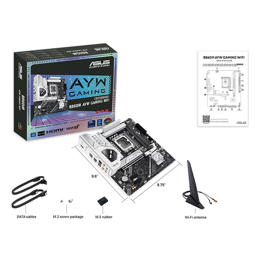 华硕（ASUS）B860M AYW GAMING WIFI 哎呦喂主板 支持 CPU 245KF/230/225 (Intel B860/LGA 1851）