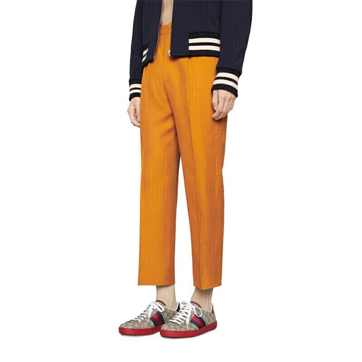 古驰（GUCCI）男鞋 时尚经典复古LOGO印花休闲板鞋运动鞋七夕礼物 乌木色429445 96G50 9767 42 8/42