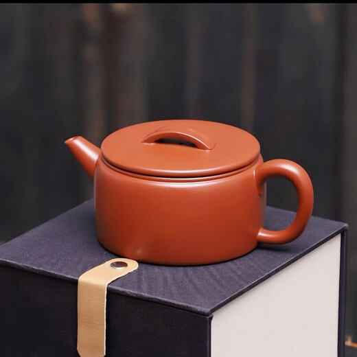 Big mouth Han tile purple sand pot famous handmade original mineral red clay Dahongpao Fengming teapot household kung fu tea set Sun Zhifeng big Han tile pot 280ml