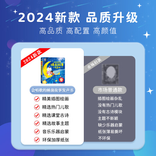 Little Ru children toys girls internet celebrity birthday gift boy baby development thinking training 3 to 6 or more New Year gift D[2 packages] Singing bedtime story sound