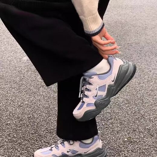 耐克（NIKE）TechHera无烟煤纯黑复古老爹运动鞋男女款DR9761-003 dr9761-401女款正品/ 35.5