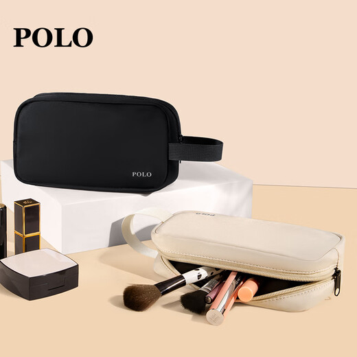 POLO cosmetic bag portable outing cosmetics storage bag business trip toiletry bag large capacity portable storage bag for men and women