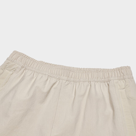 FILA Men's Men's Sports Pants Men's Fashion Casual Basic Cuffed Versatile Leg Pants Woven Trousers Milk Brown XL