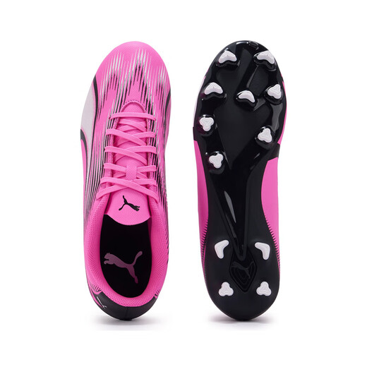 PUMA FG/AG Long Spike Light Training Football Shoes Men's Autumn Natural Turf Spikes ULTRA107763 Pink-White-Black-01 43
