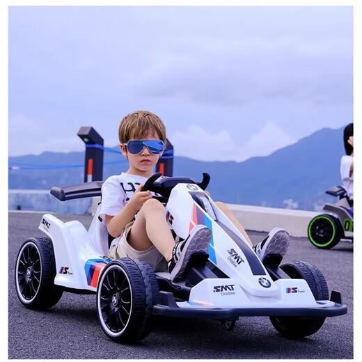 Aibei'ao children's electric toy car can sit in a person's remote control electric car boy's birthday gift outdoor electric go-kart painted gray + 12V7A battery + ordinary hard wheels