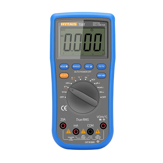 XMSJHYTAIS THAISE METER High-precision Intelligent Anti-burn Diode Triode Electrician Zero-Fire Identification DT9208 One-button Power-On-Switch/Zero Fire Determination/Temperature